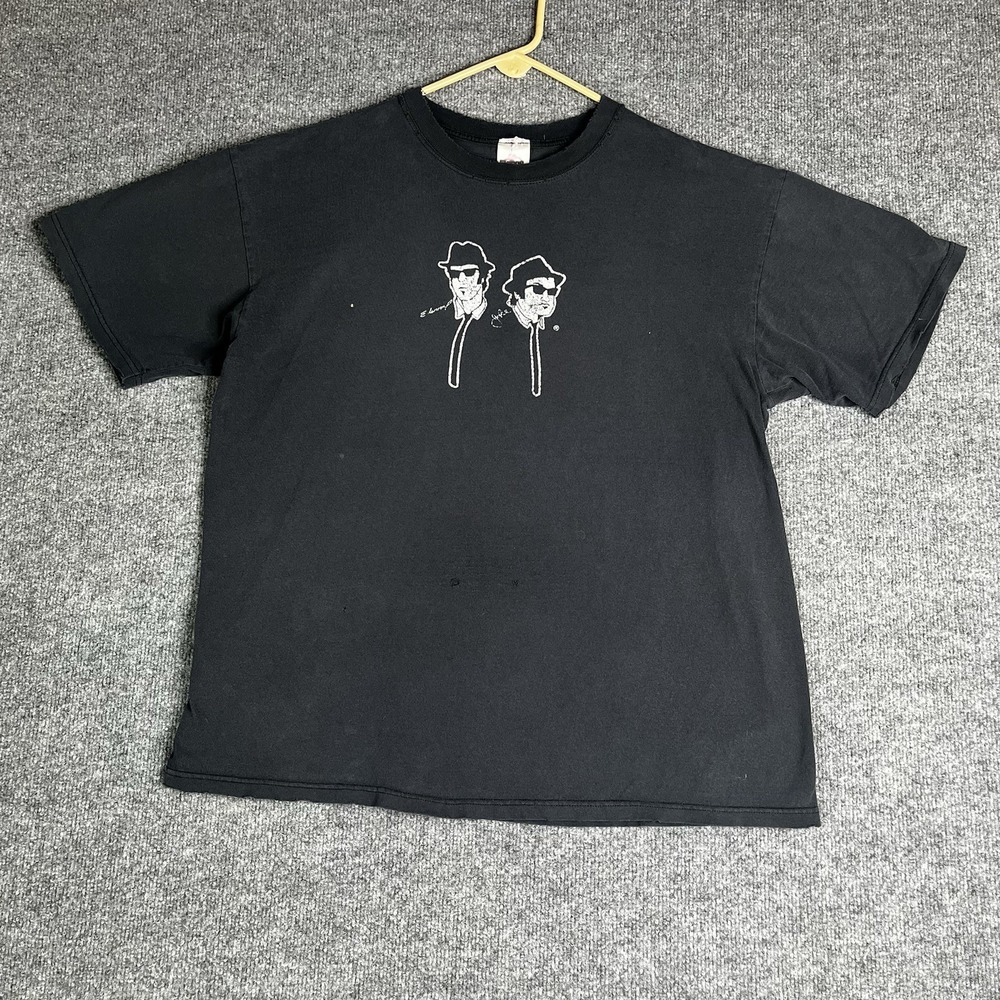 Vintage House Of Blues T‎ -shirt Men's XL Black Distressed Anaheim